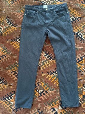 Sid Mashburn Men’s Jeans Slim Straight 5-Pocket Denim Garment Dyed 38x34